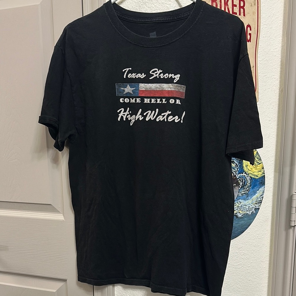 Black Texas Strong Graphic T-Shirt